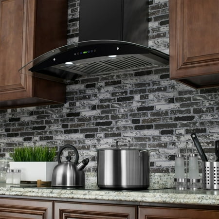 36 inch wall mount range hood canopy akdy imports llc 36inch oswrh668s3bk36ak black stainless steel wall mount 36 inch wall mount range hood canopy akdy imports llc 36inch oswrh668s3bk36ak black stainless steel wall mount